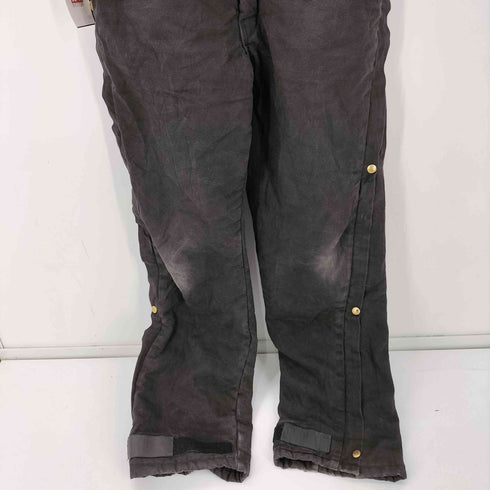 キー KEY POLAR KING  裏地 キルティング ダック地 中綿 サイド ジップ ボタン ペインター オーバーオール ツナギ ビックサイズ メンズ